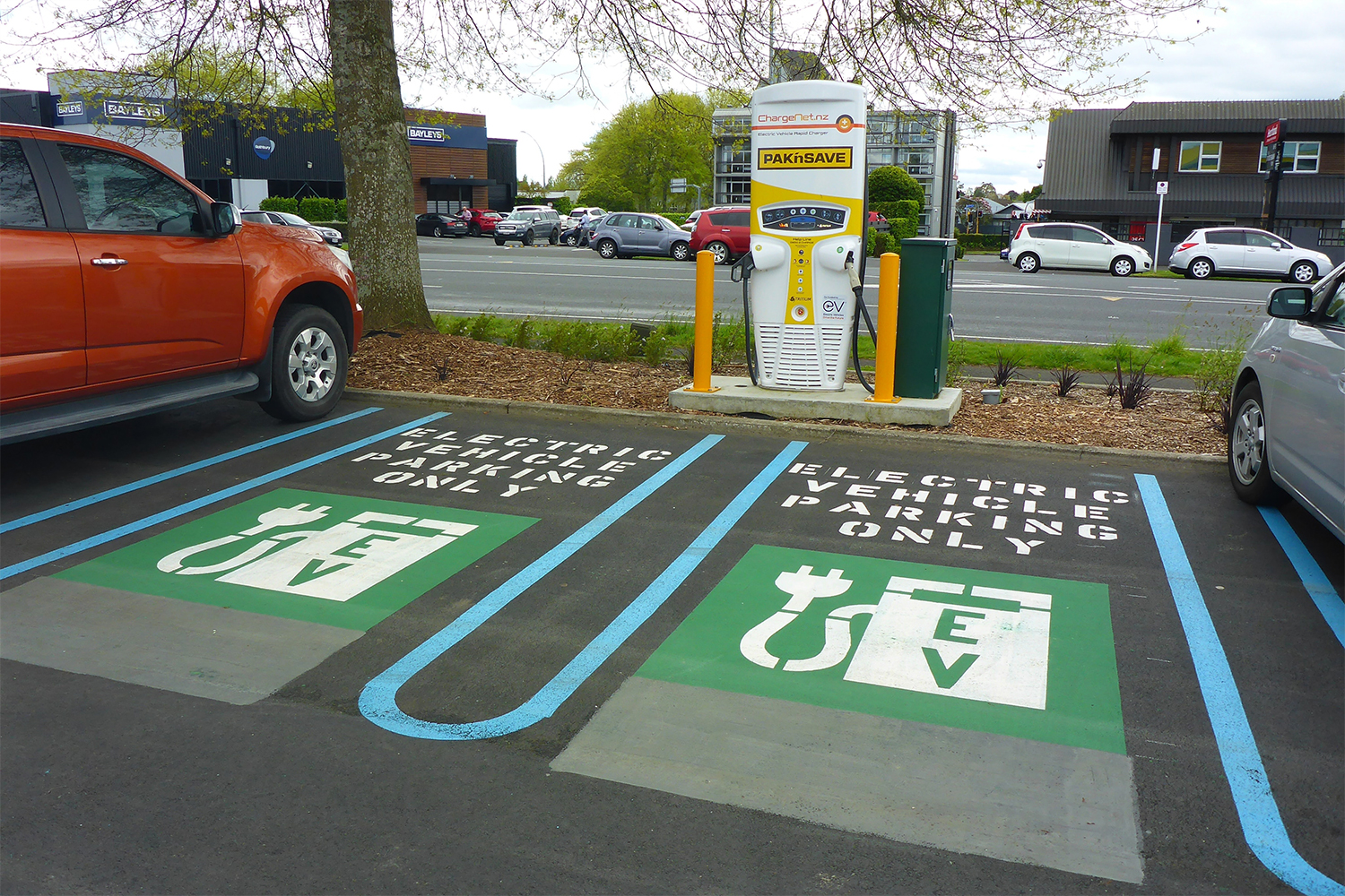 Electric vehicle charging stations