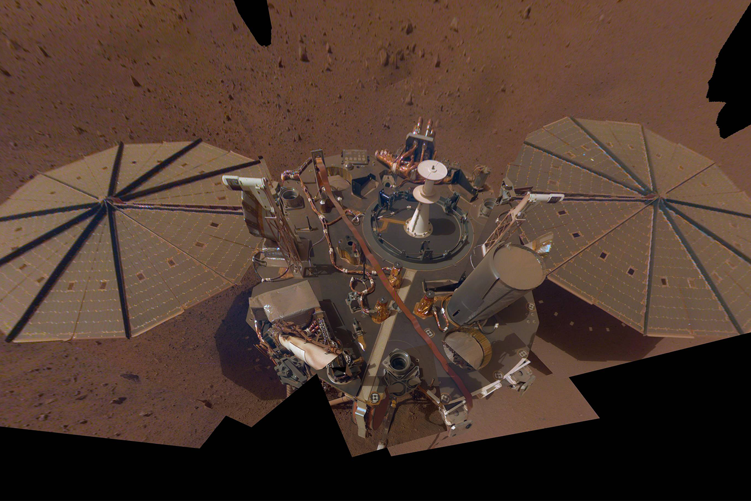 NASA InSight Lander on the surface of Mars
