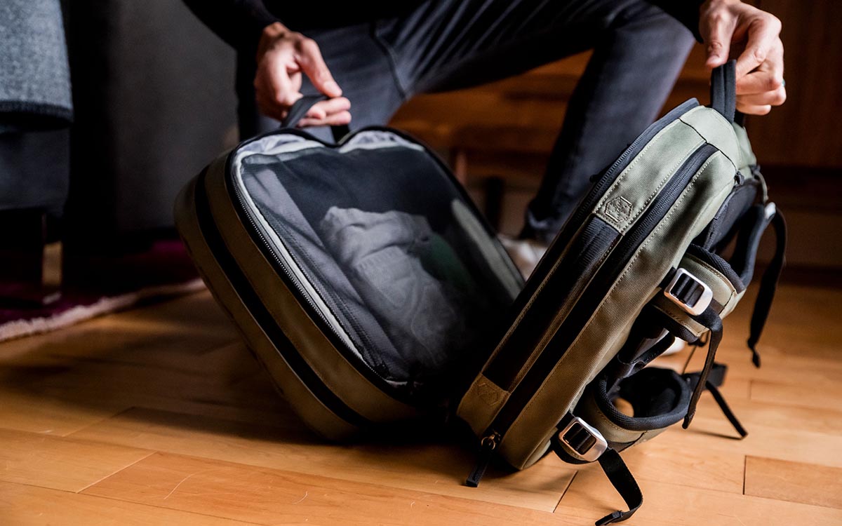 Pakt's Travel Backpack Is Part Suitcase, Part Rugged Carry ...