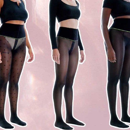 Models wearing Sheertex's indestructible stockings, one of the best gifts for women