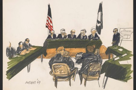 Courtroom sketch