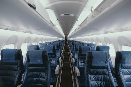 An empty airplane