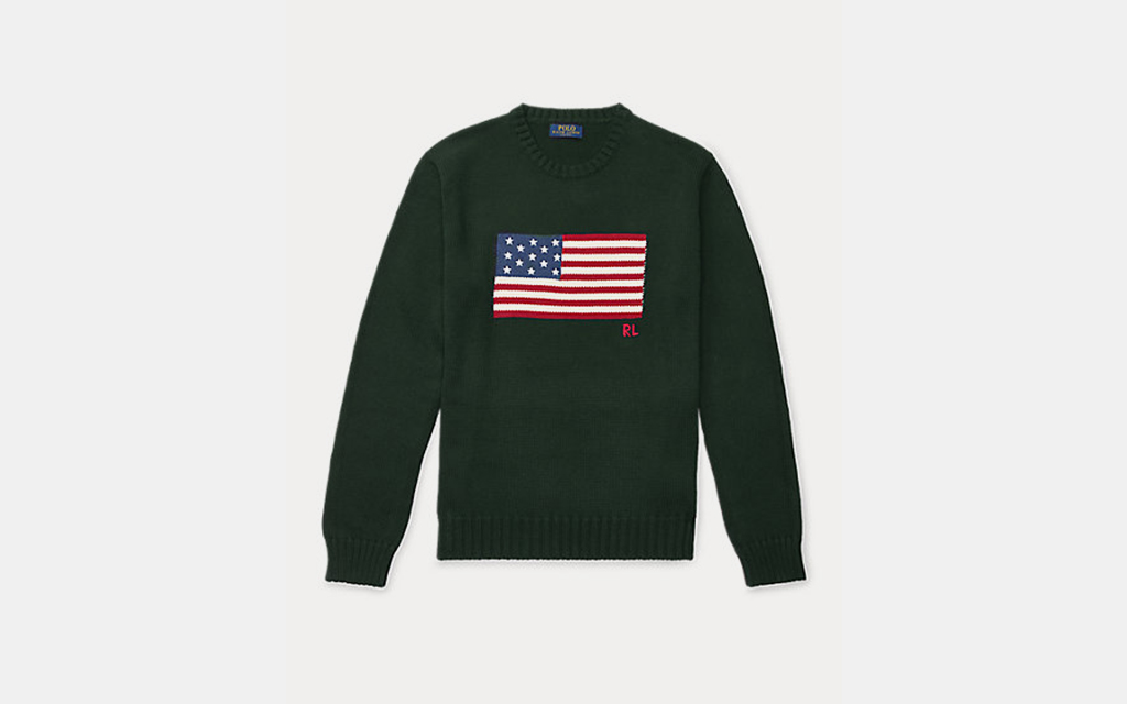 ralph lauren iconic flag sweater