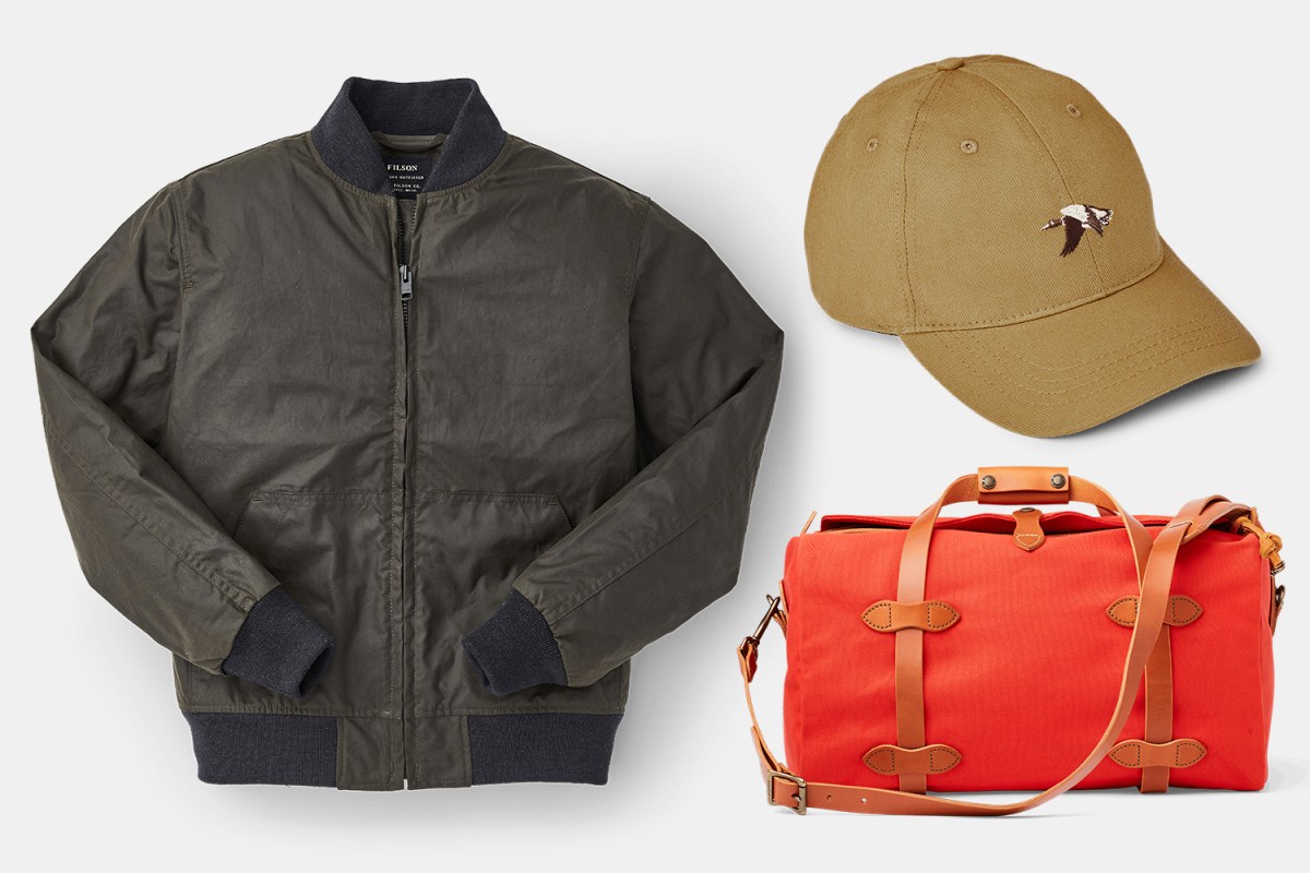 Filson spring sale on jackets, hats, bags and more