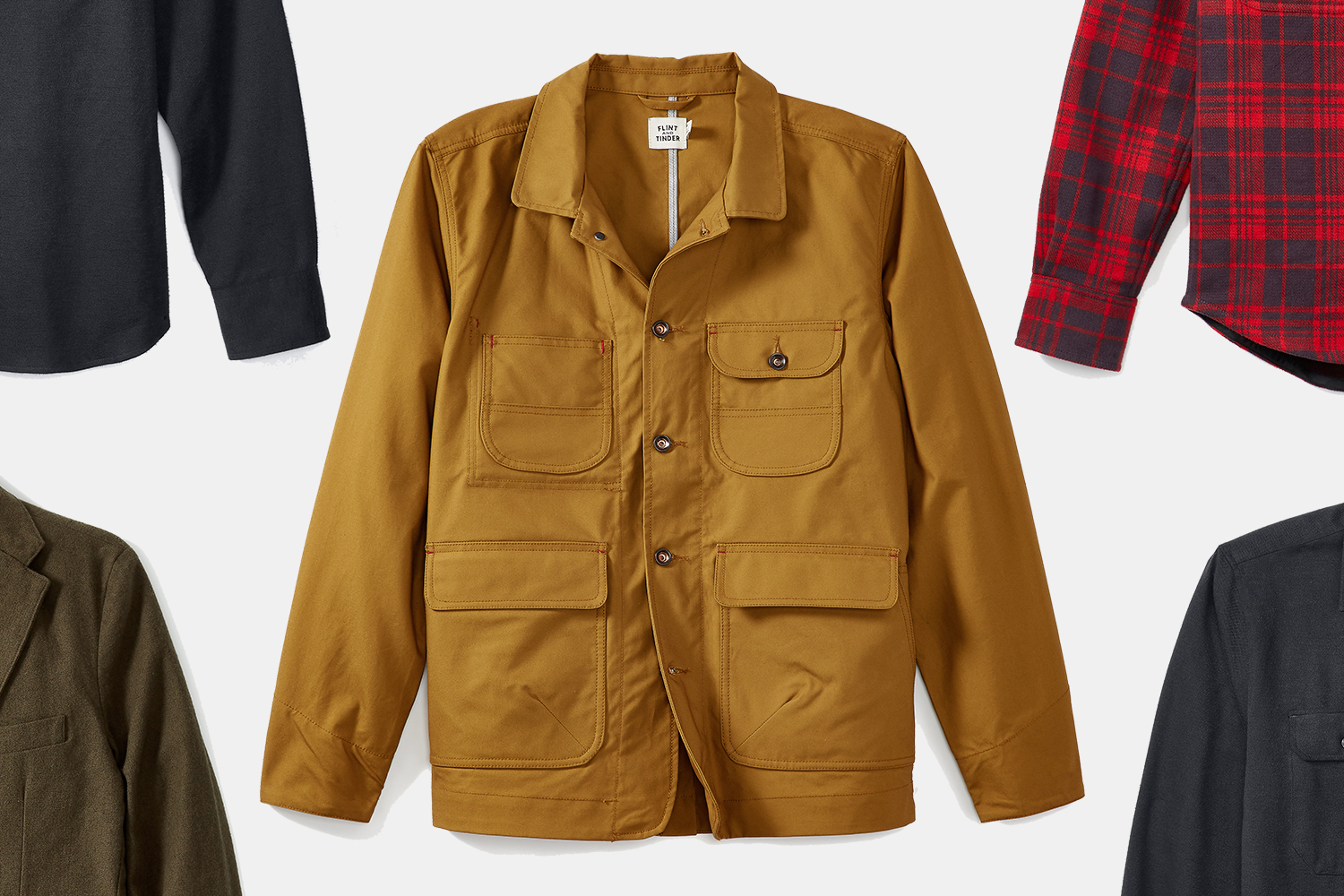 Flint and Tinder jackets, shirts and blazers on sale