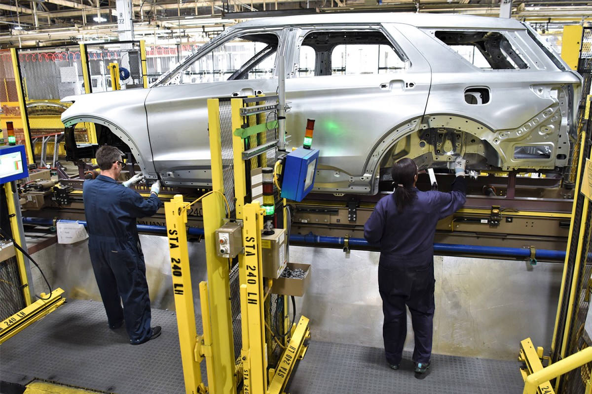 Two automakers at Ford's Chicago Assembly Plant