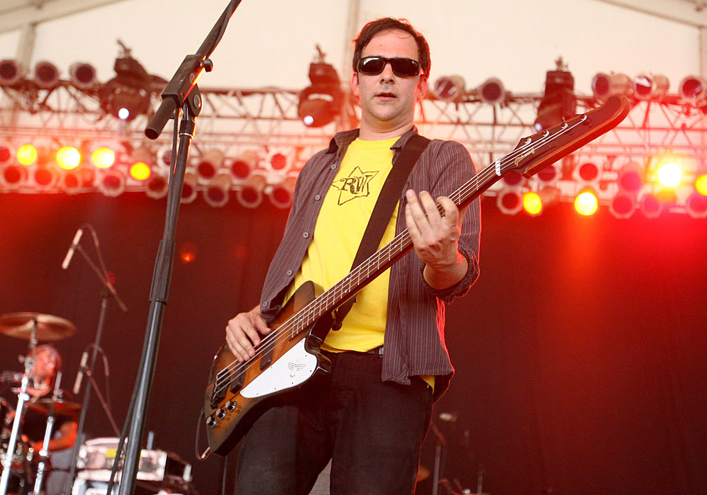 Adam Schlesinger of Fountains of Wayne during Bonnaroo 2007 - Day 2 - Fountains of  Wayne at This Tent in Manchester, Tennessee, United States. (Photo by Jason Merritt/FilmMagic for Superfly Presents)