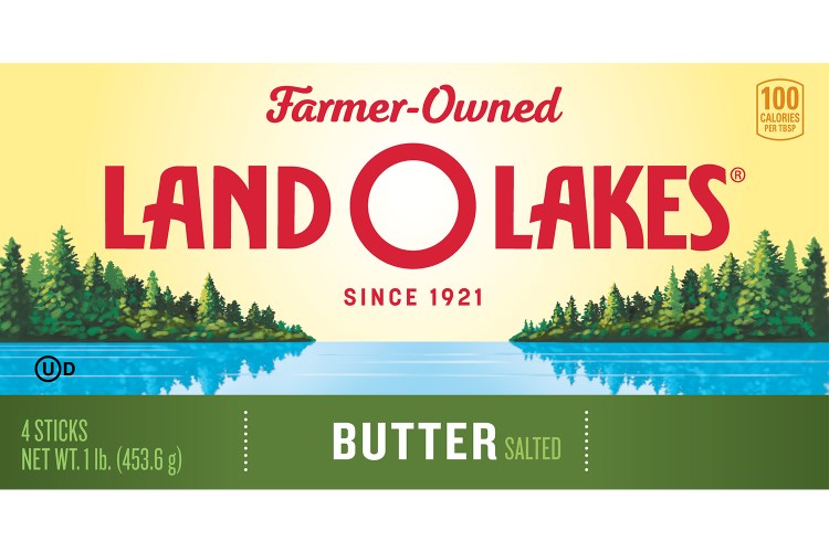 Land O'Lakes new butter packaging