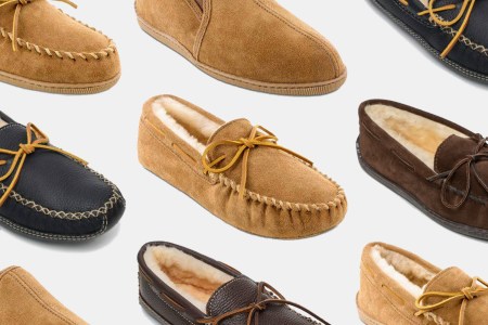 Minnetonka Moccasin sheepskin slippers
