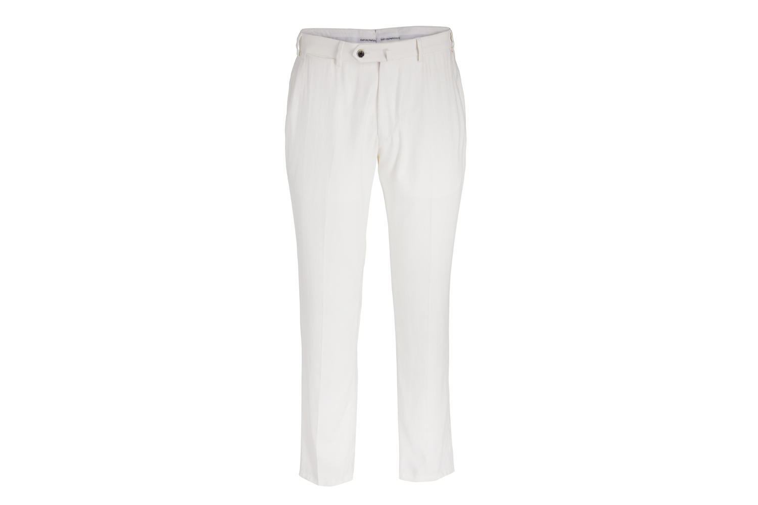 Flat-Front Solid-Weave Trousers
Emporio Armani
