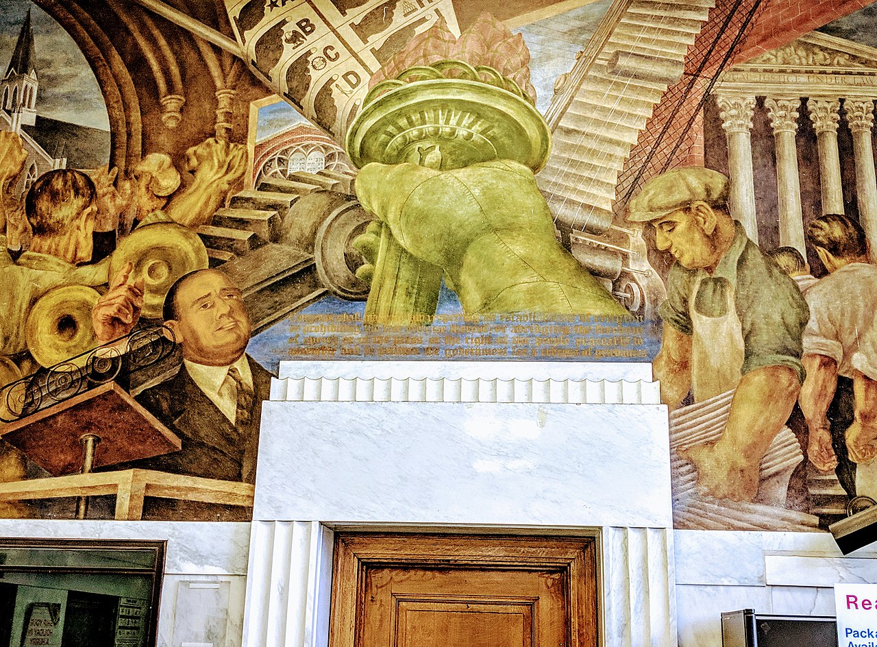 The Lost Art of Great Post Office Murals InsideHook