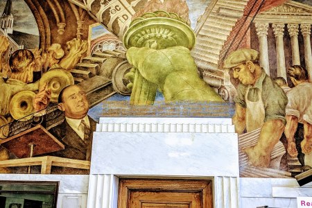 Post office mural