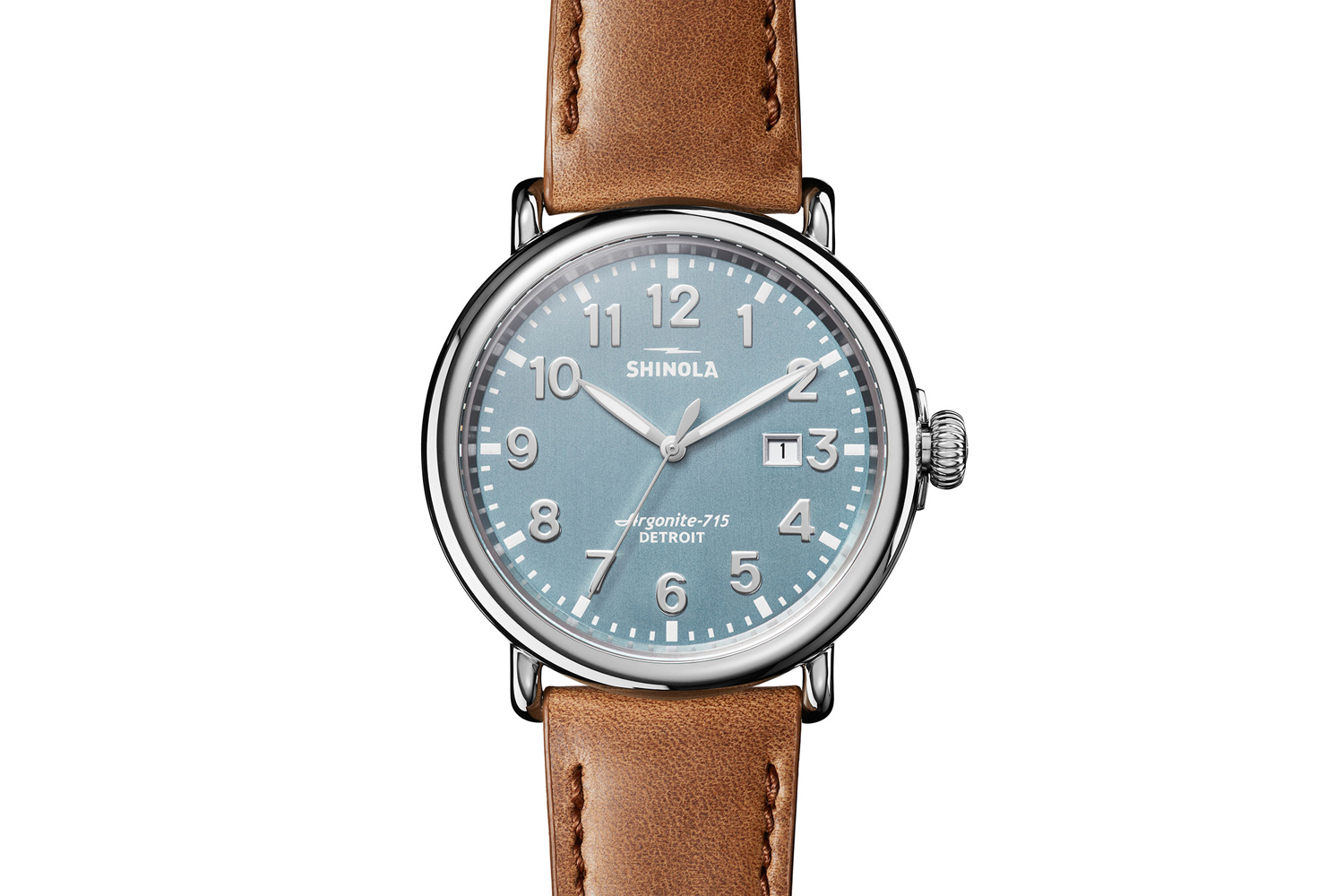 47mm Runwell 3HD Watch with Leather Strap