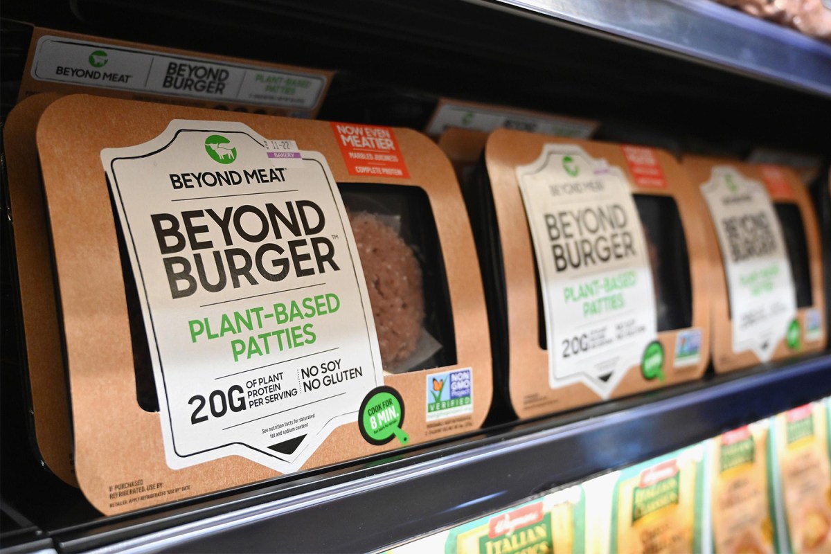 Beyond Burgers from plant-based company Beyond Meat