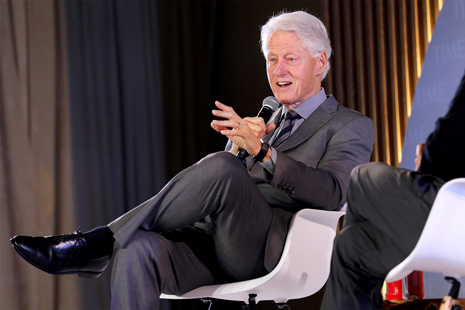 President Bill Clinton at the Time 100 Health Summit