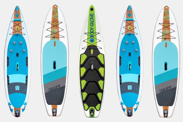 Five Body Glove stand-up paddleboards