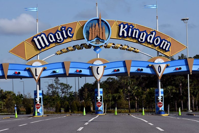 The entrance to the Magic Kingdom at Disney World. (Paul Hennessy/SOPA Images/LightRocket via Getty)