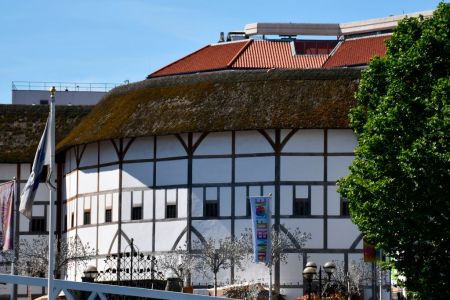 Reconstructed Shakespeare's Globe Theatre, South Bank, London, UK