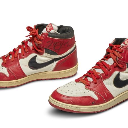 MJ's Game-Worn Nike Air Jordan 1s Could Be Yours