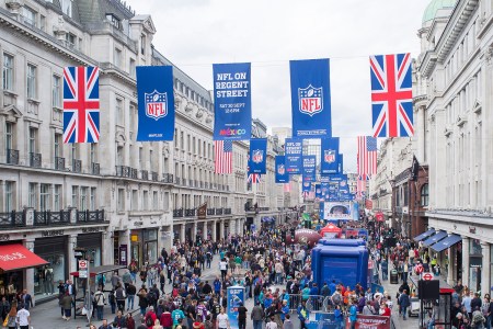 NFL on Regent Street in London