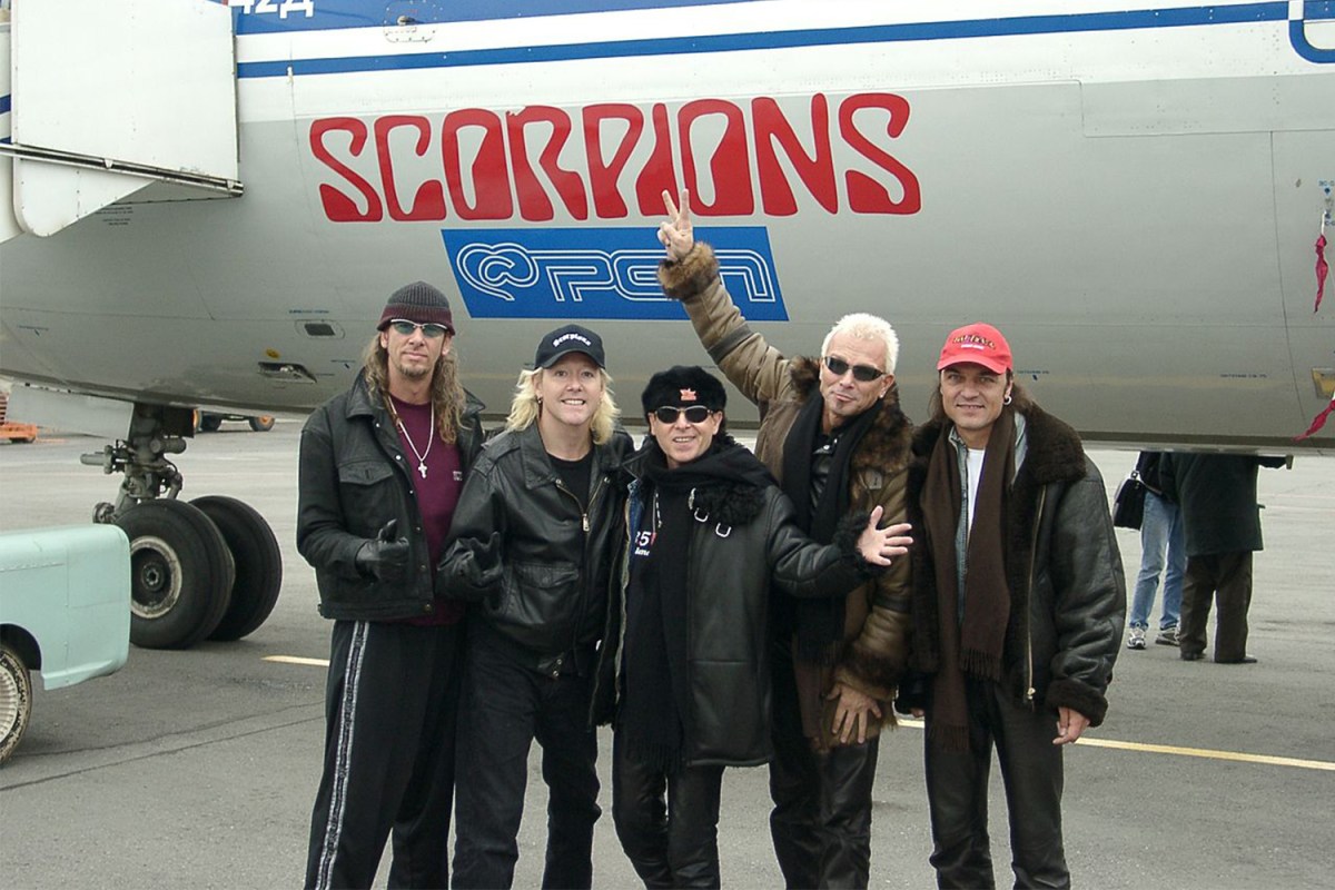 German hair metal band Scorpions in 2002