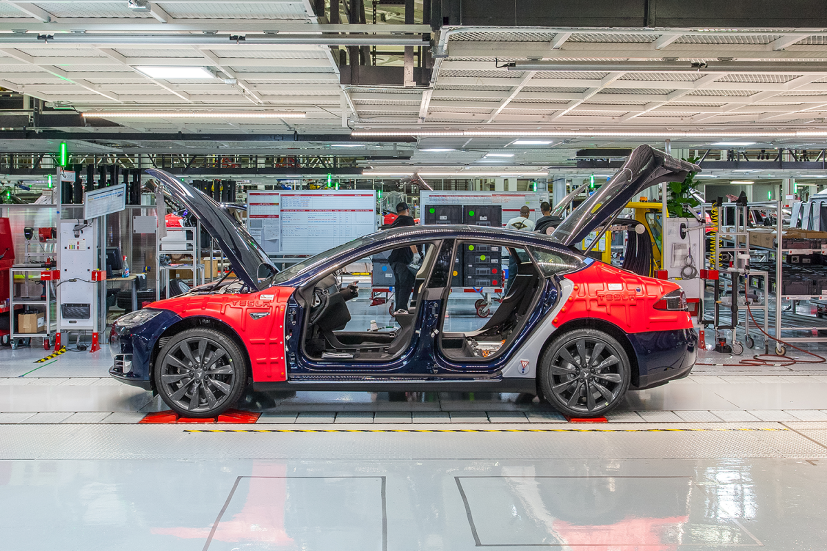 Tesla Fremont car factory