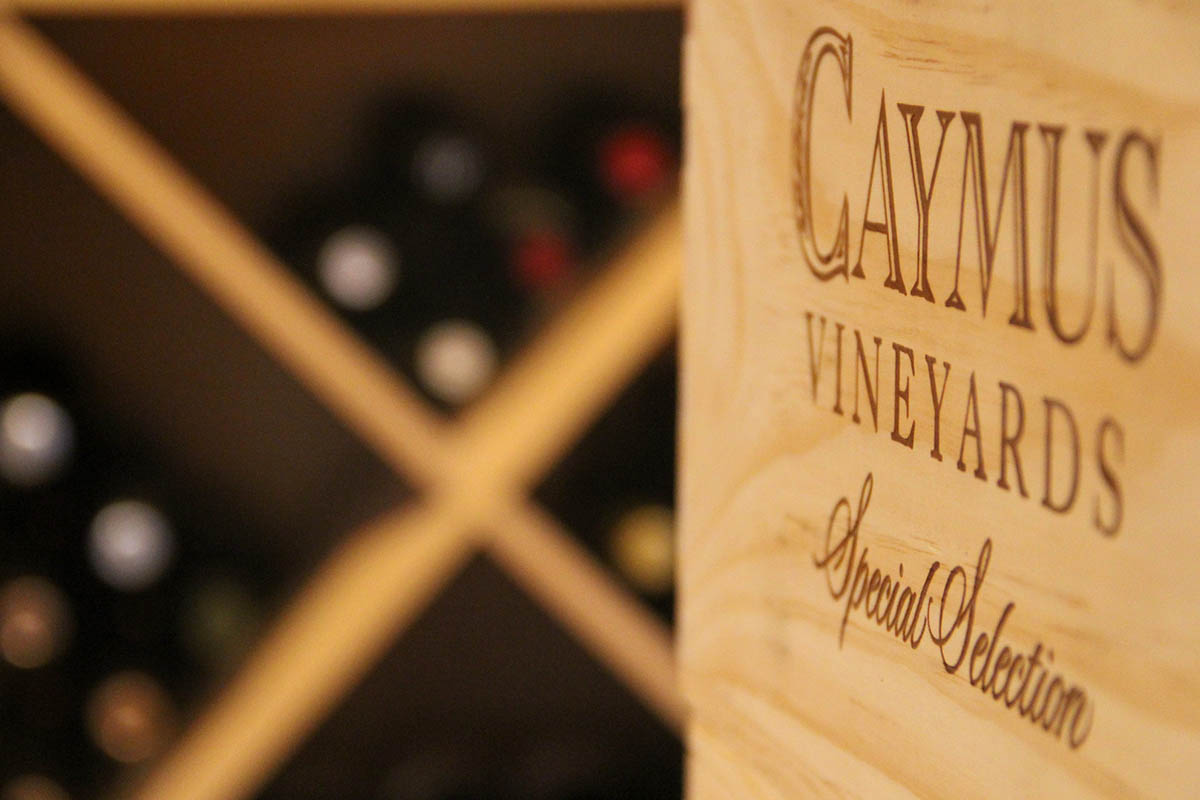 Wine from Caymus Vineyards in Napa Valley