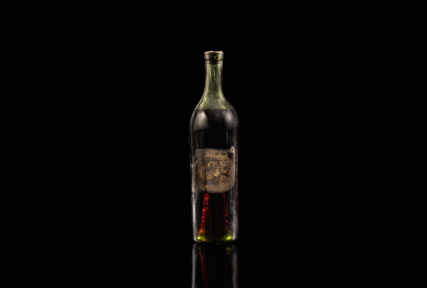 A bottle of Gautier Cognac 1762