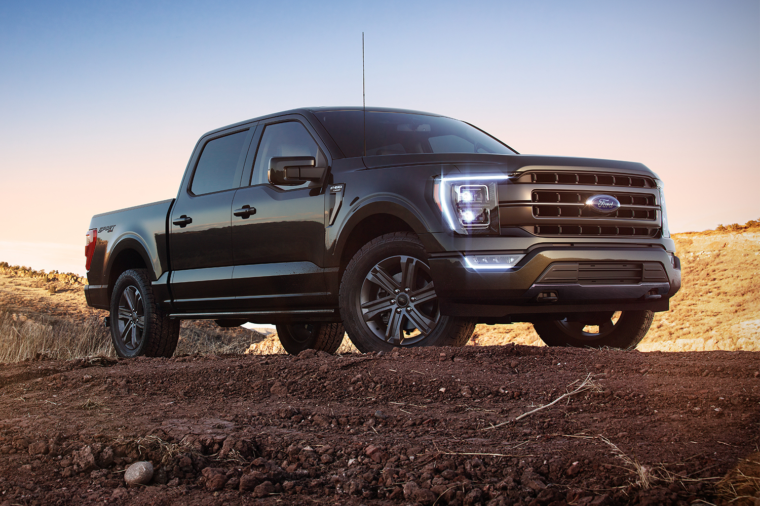 The new 2021 Ford F-150 pickup truck