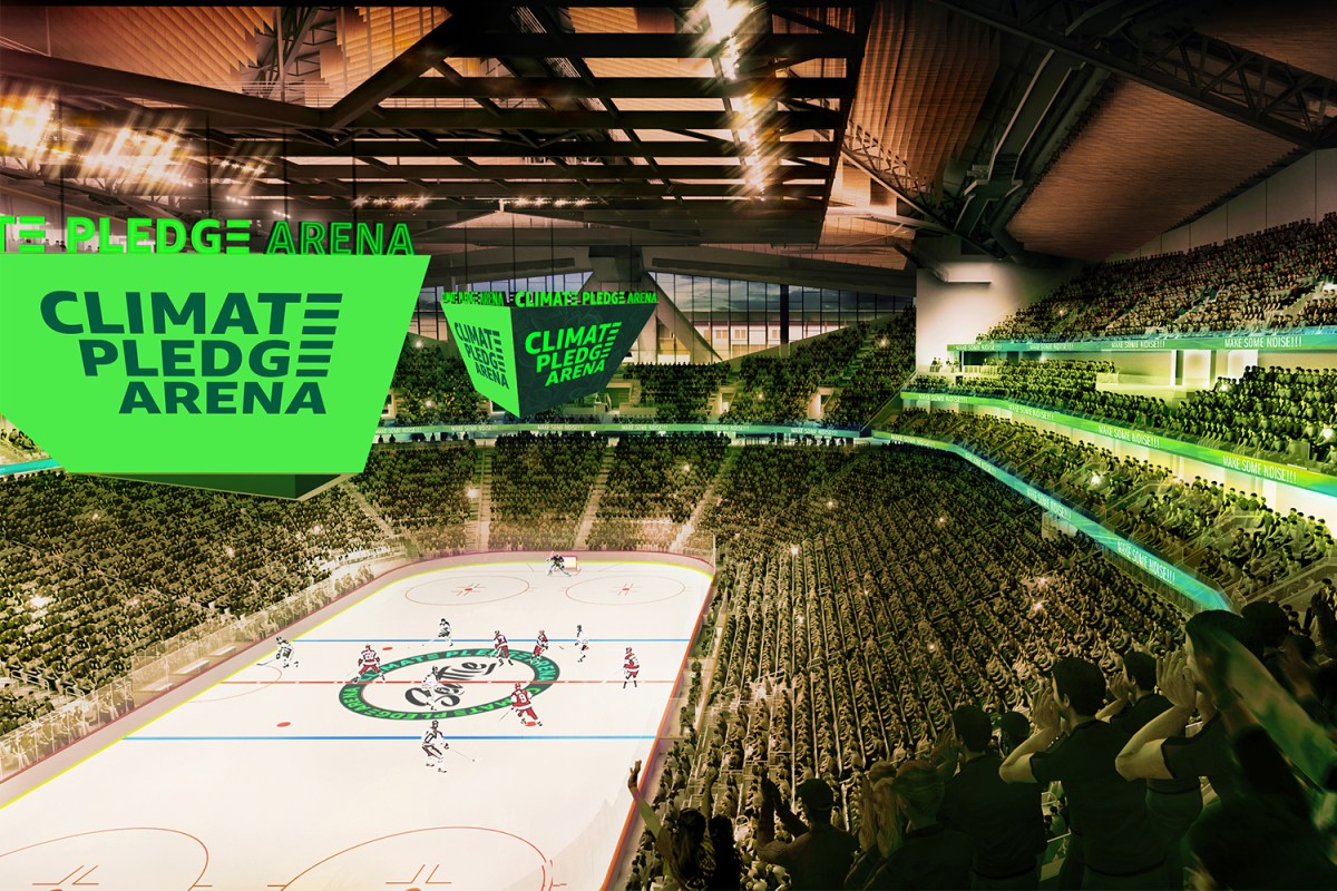 Amazon's upcoming Climate Pledge Arena for NHL Seattle