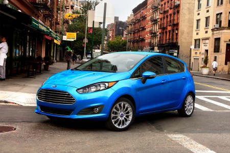 2017 blue Ford Fiesta