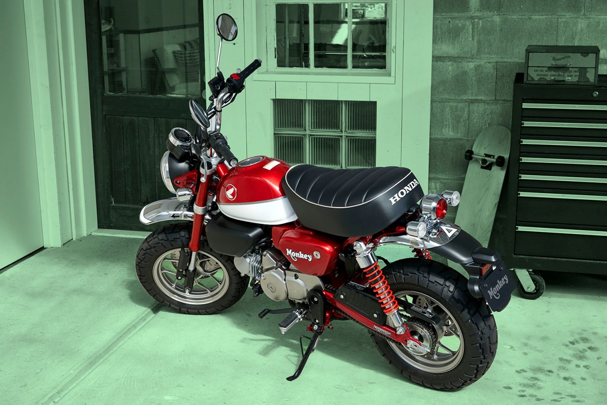 Red Honda Monkey Bike motorcycle