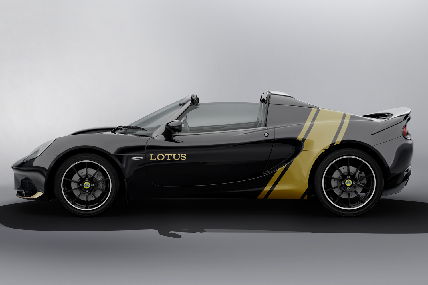 Lotus Elise Classic Heritage Editions black and gold