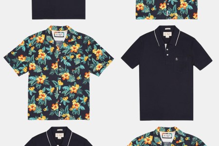 Original Penguin men's print short-sleeve shirt and polo