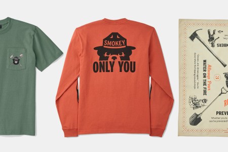 Filson Smokey Bear T-shirts, long-sleeve shirts and bandanas