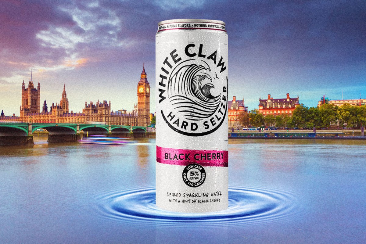 White Claw is trying to take over the English alcohol scene too.