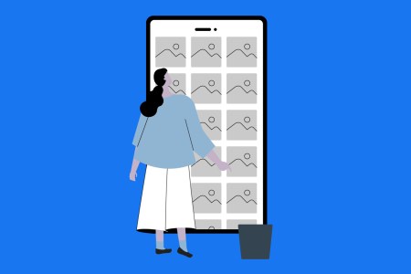 Illustrated version of Facebook's "manage activity" feature