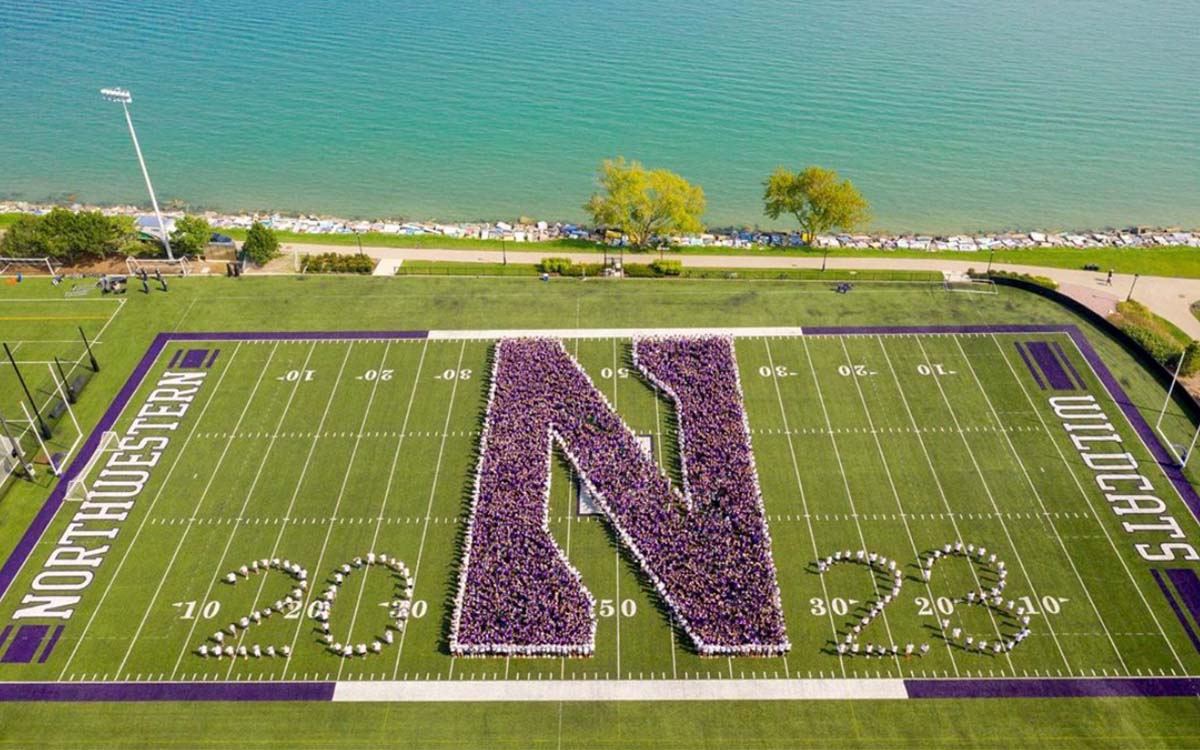 Northwestern University football field class of 2023