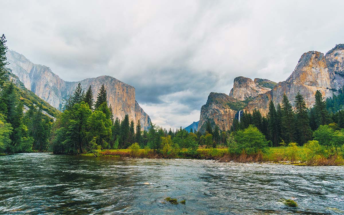 Yosemite Valley in California