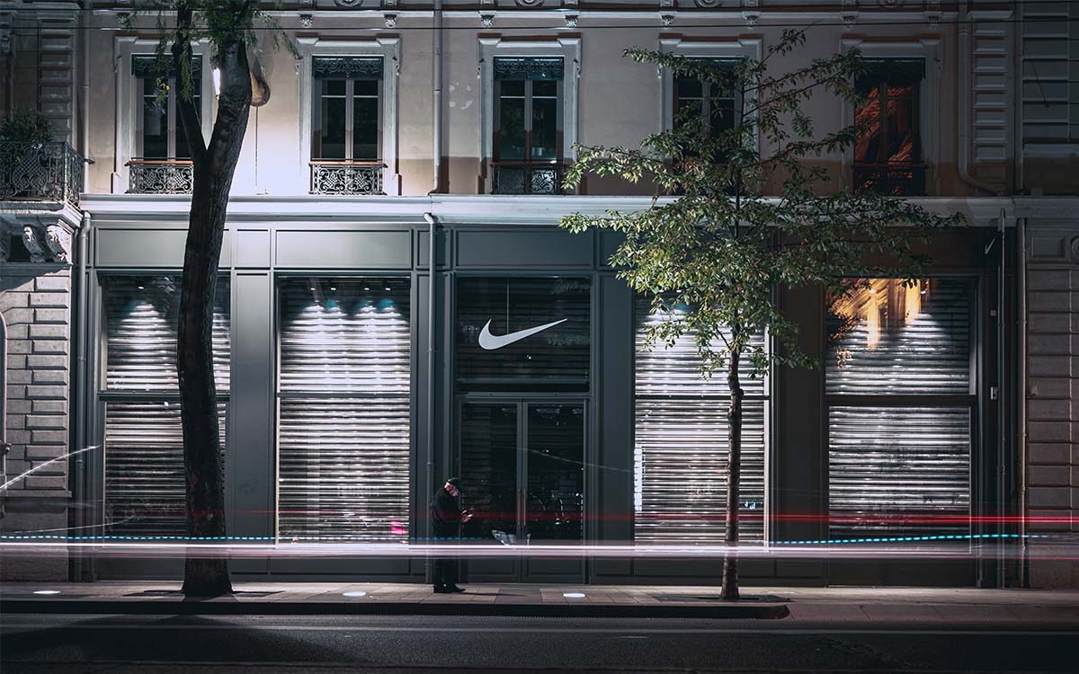 Nike brand storefront