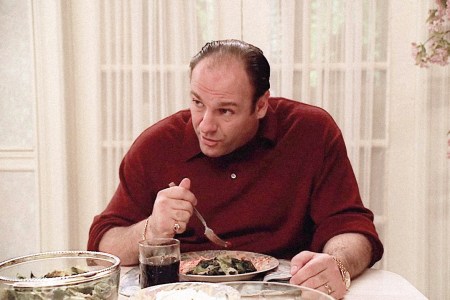 Tony Soprano Eating Dinner
