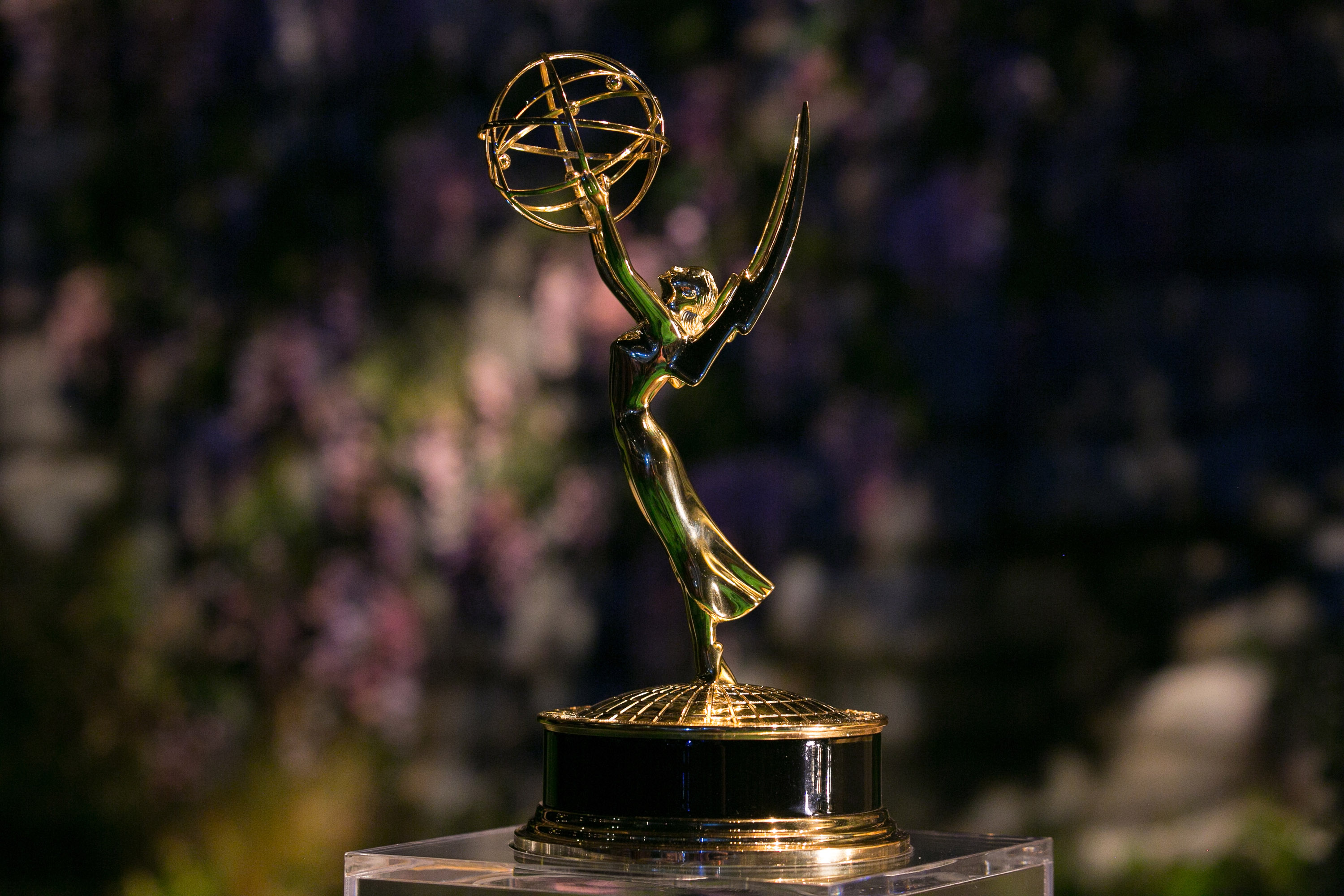 A general view of atmosphere of the Emmy Award at the 68th Emmy Awards Press Preview Day at Microsoft Theater on September 14, 2016 in Los Angeles, California. (Photo by Gabriel Olsen/FilmMagic)