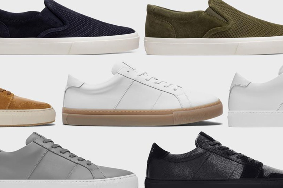 Seven pairs of Greats sneakers including the Royale, Court and Wooster