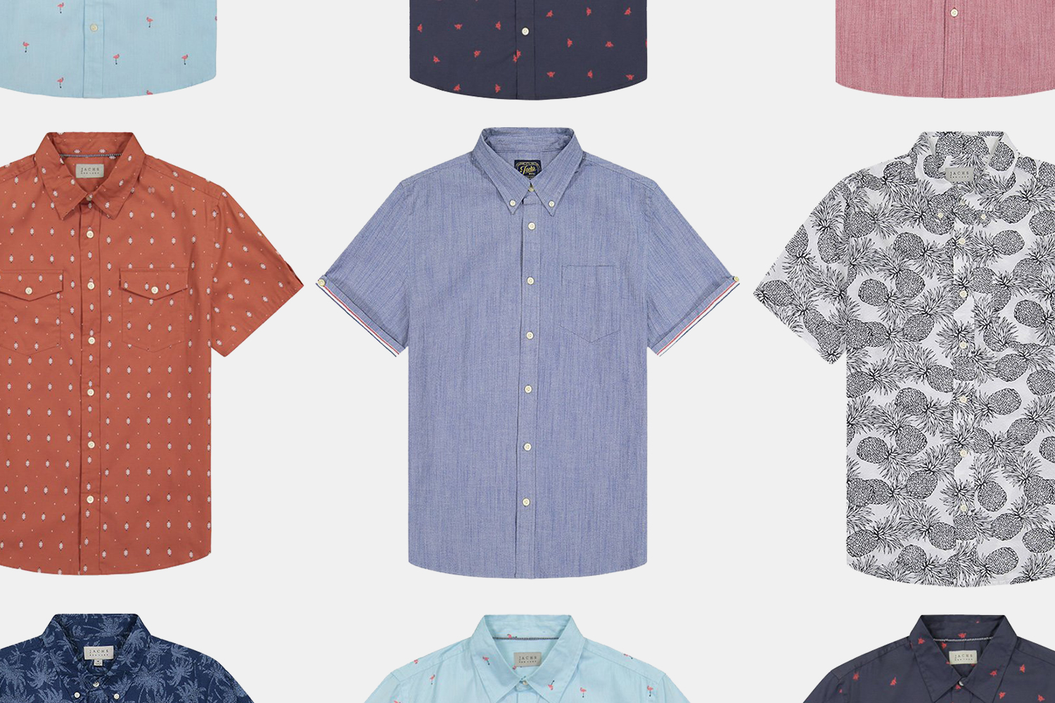 Jachs NY men's short-sleeve summer shirts sale
