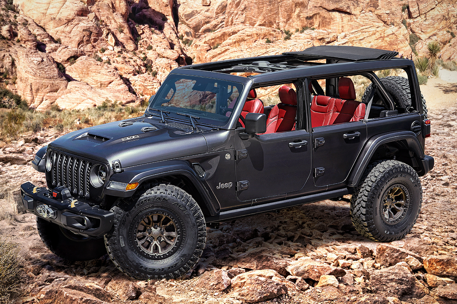 Jeep introduces new 6.4-liter V-8 Wrangler Rubicon 392 Concept