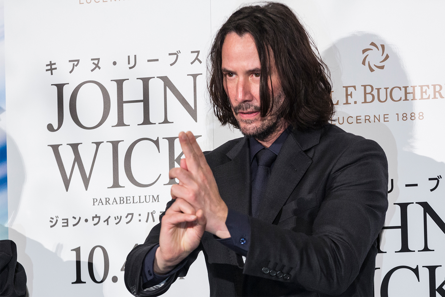 Actor Keanu Reeves at the John Wick premiere