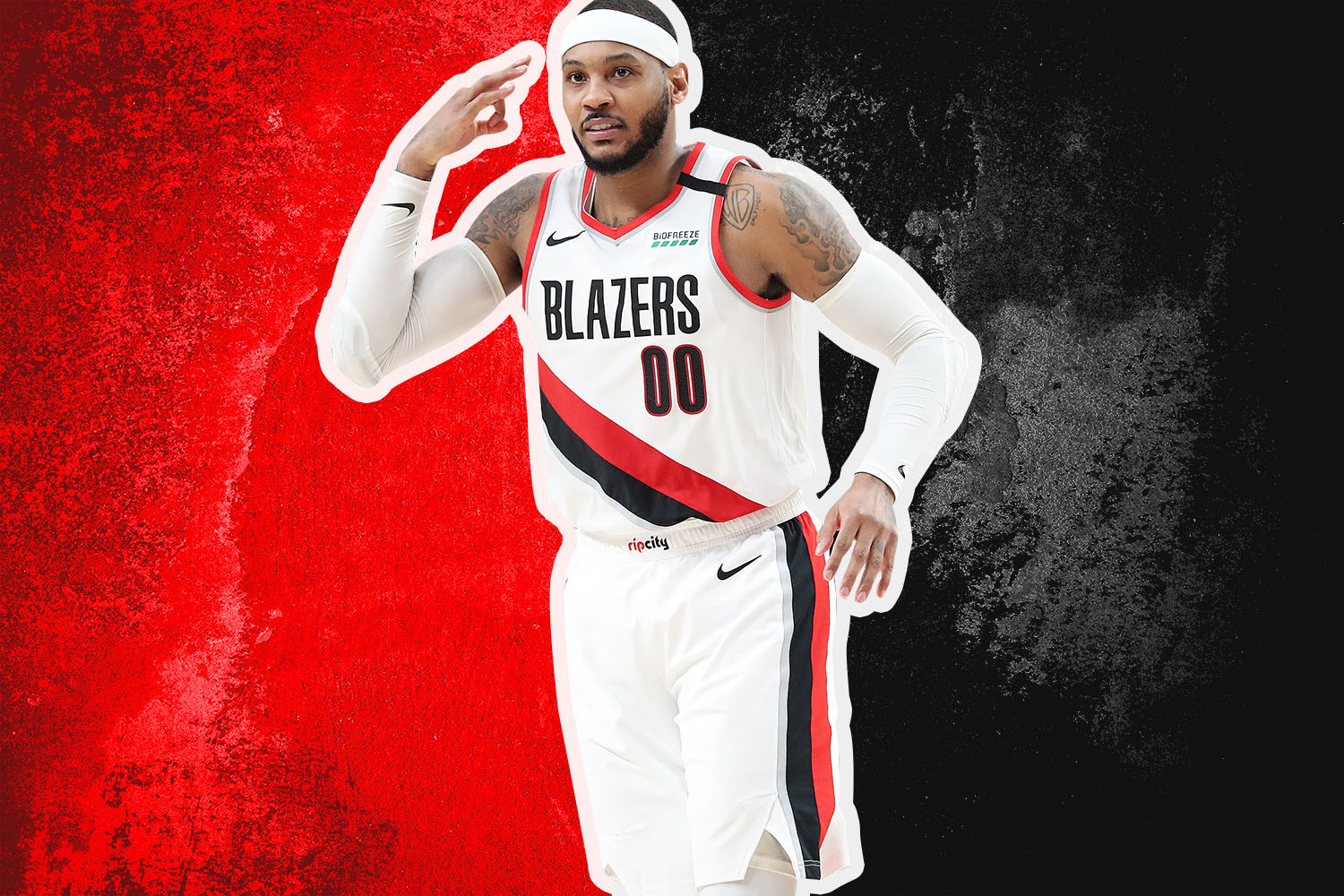 Carmelo Anthony calls on Portland Trail Blazers to respond in Game