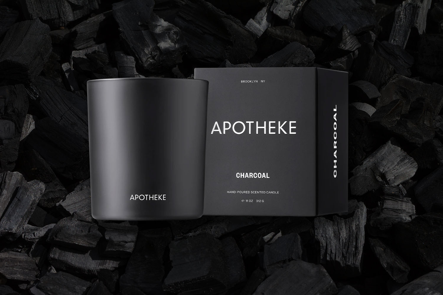 The Apotheke charcoal candle is the perfect summer scent.