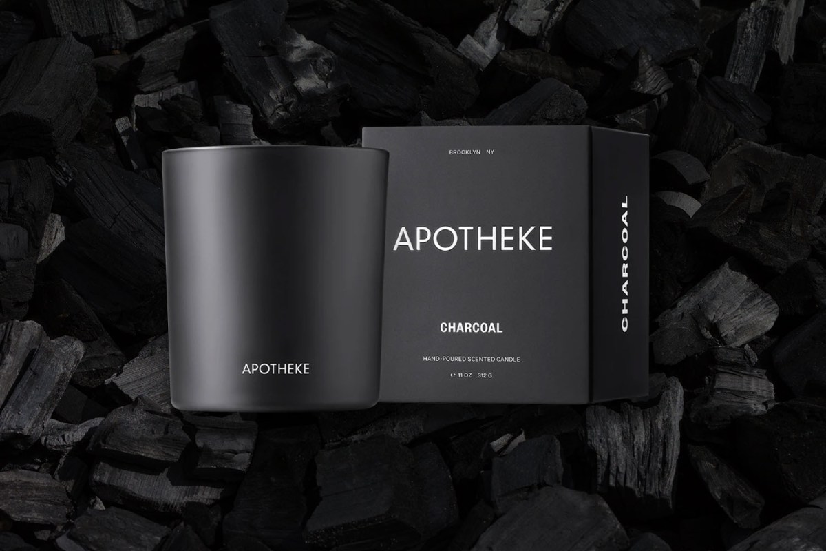 The Apotheke charcoal candle is the perfect summer scent. 