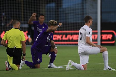 Players Pay Tribute to Black Lives Matter Before MLS Restart